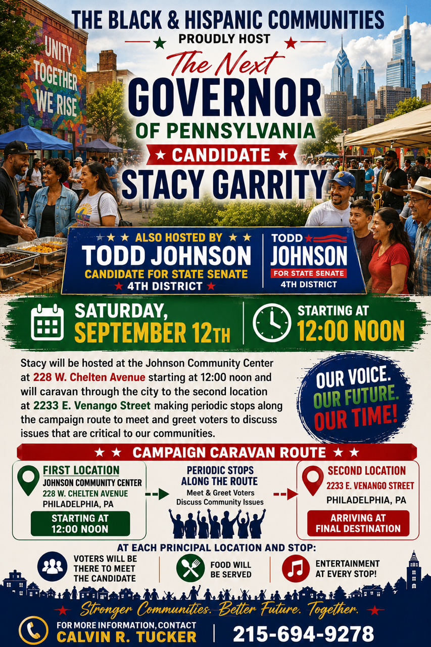 The Next Governor of Pennsylvania Community Caravan with Stacy Garrity