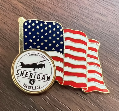 SP307 USA Lapel Pin