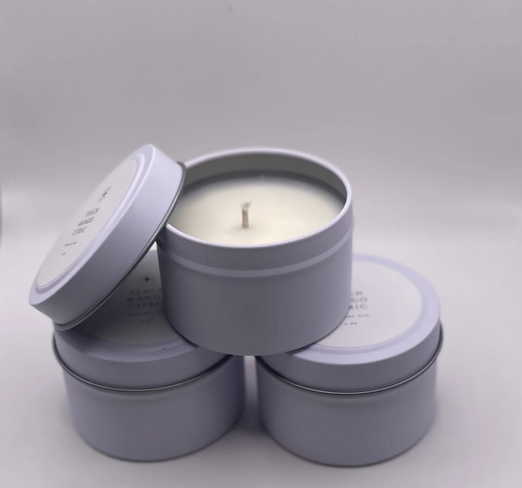 White 4 oz Candle