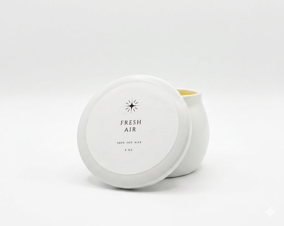 White 4 oz Candle