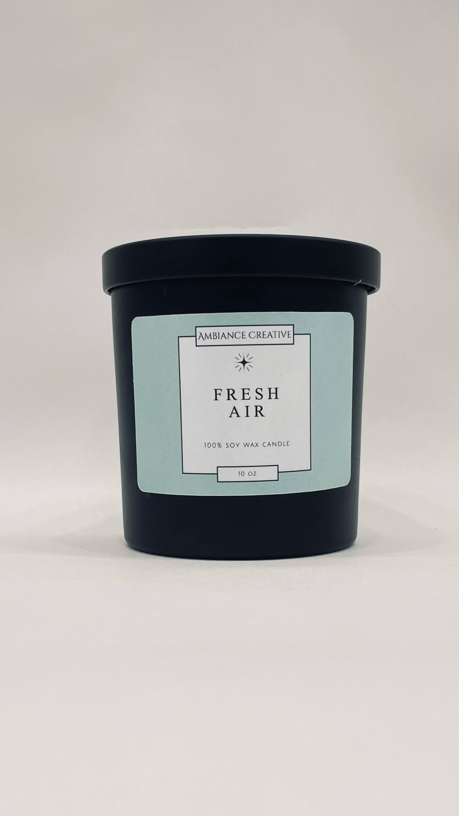 10 oz Black Matte Candle