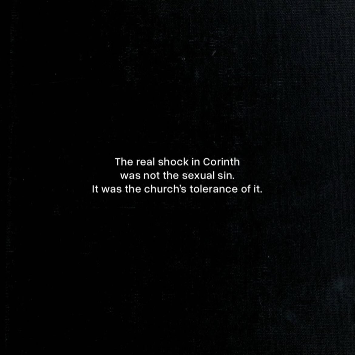 We continue our journey through 1 Corinthians this Sunday!