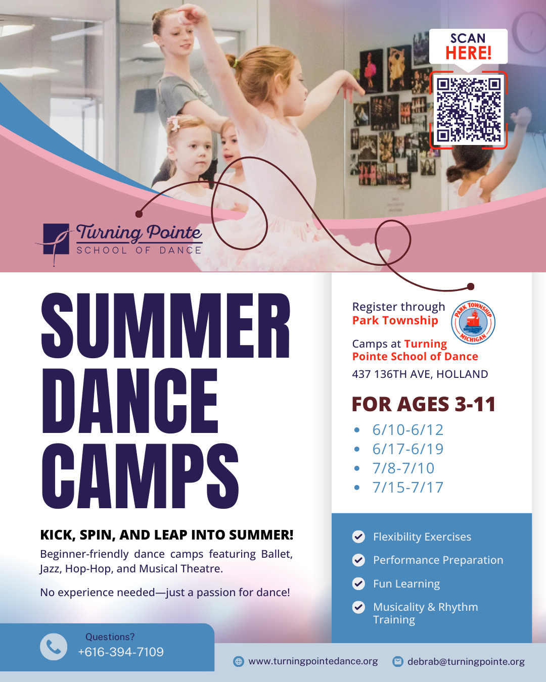Summer Dance Camps — Turning Pointe School of Dance