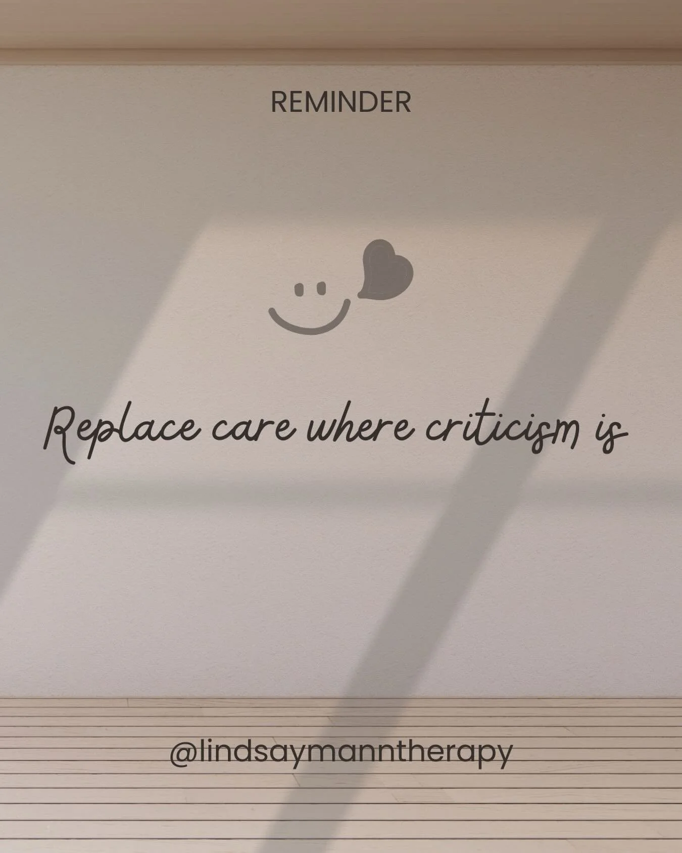 If you follow the criticism, it usually leads you right to the part of you that needs care the most. Instead of taking the criticism at face value, try getting curious about what&rsquo;s actually there. Most of the time, it&rsquo;s not something that