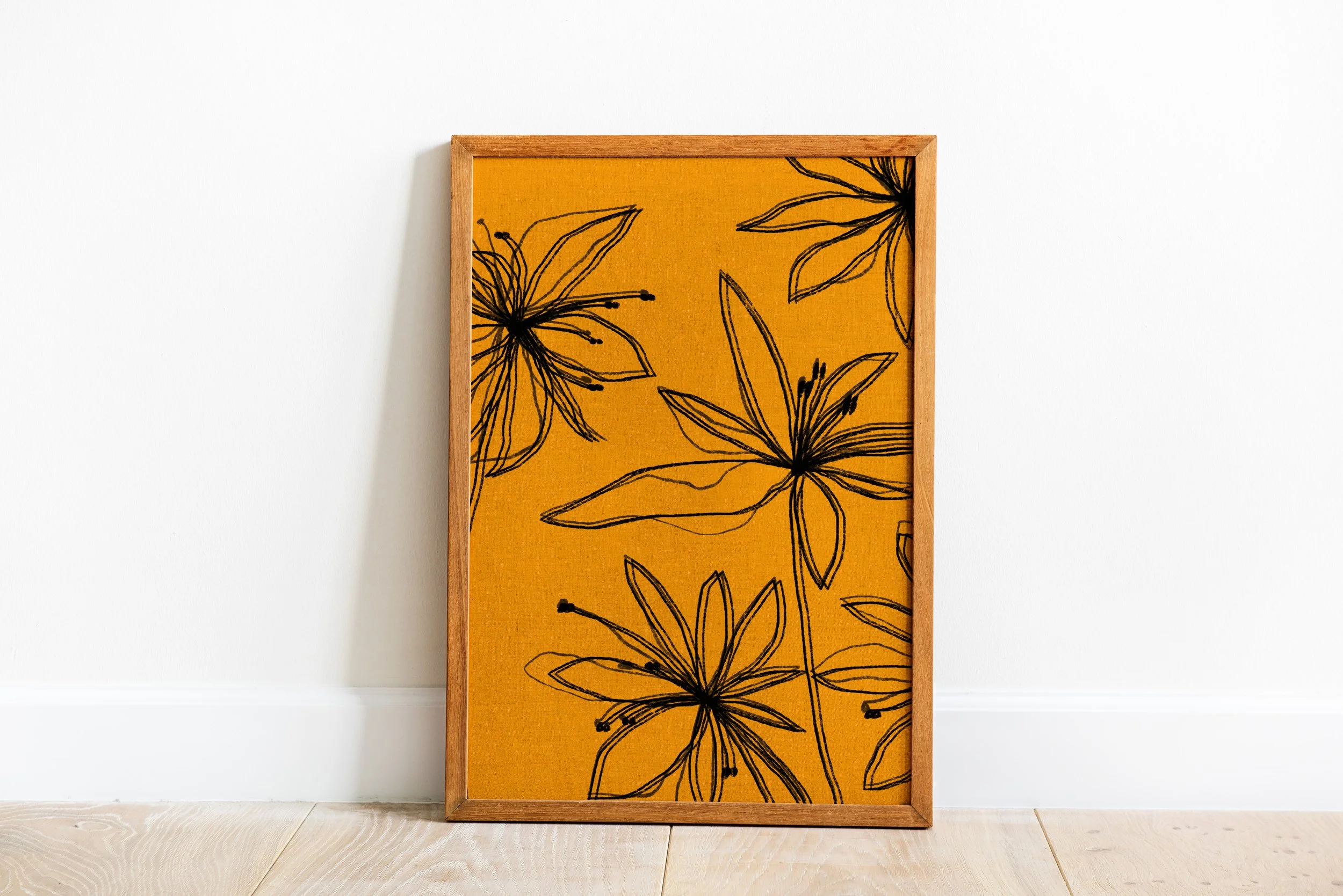 Mustard Summer Print