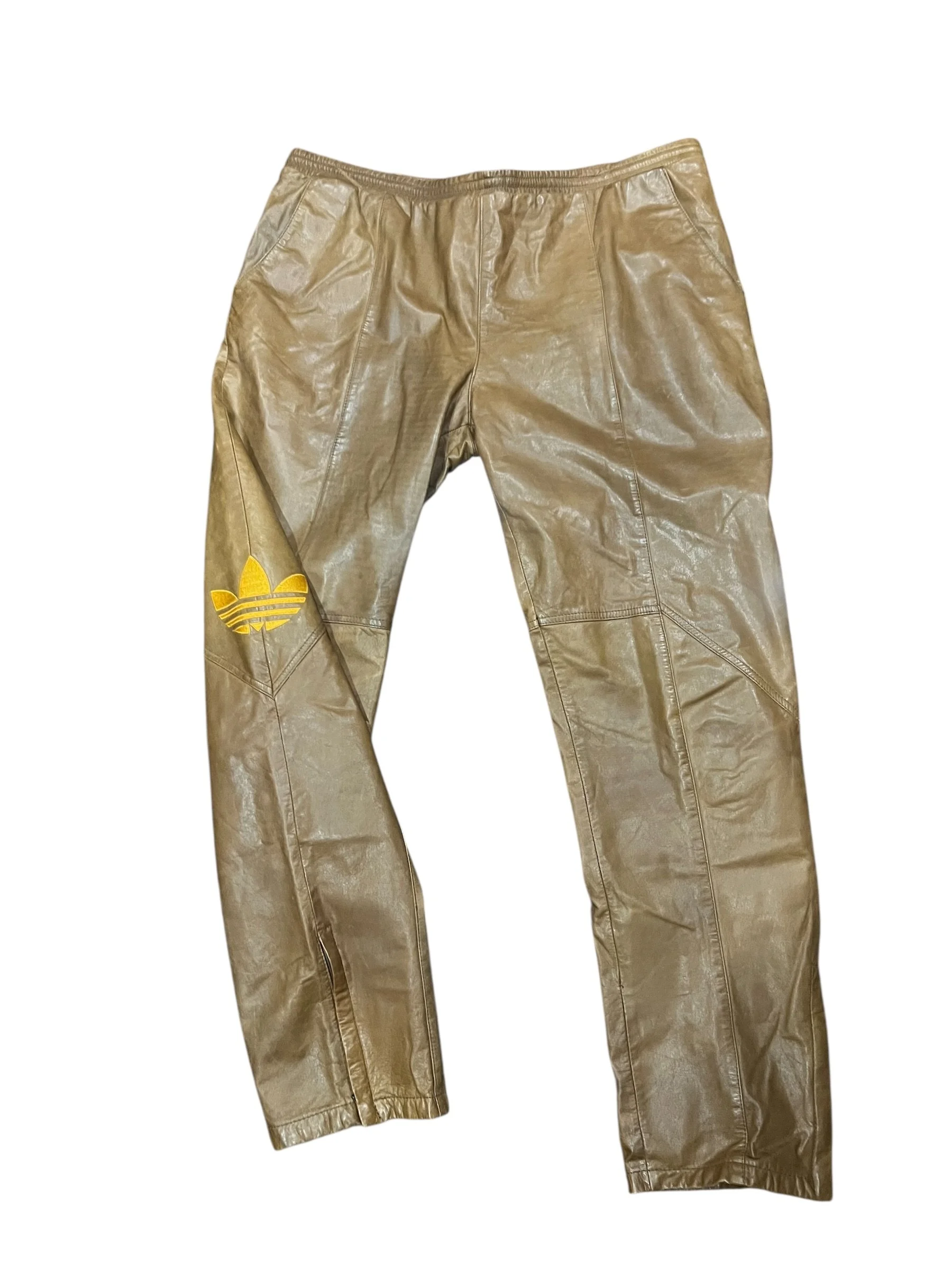 Vintage 1980's Leather Adidas Pants