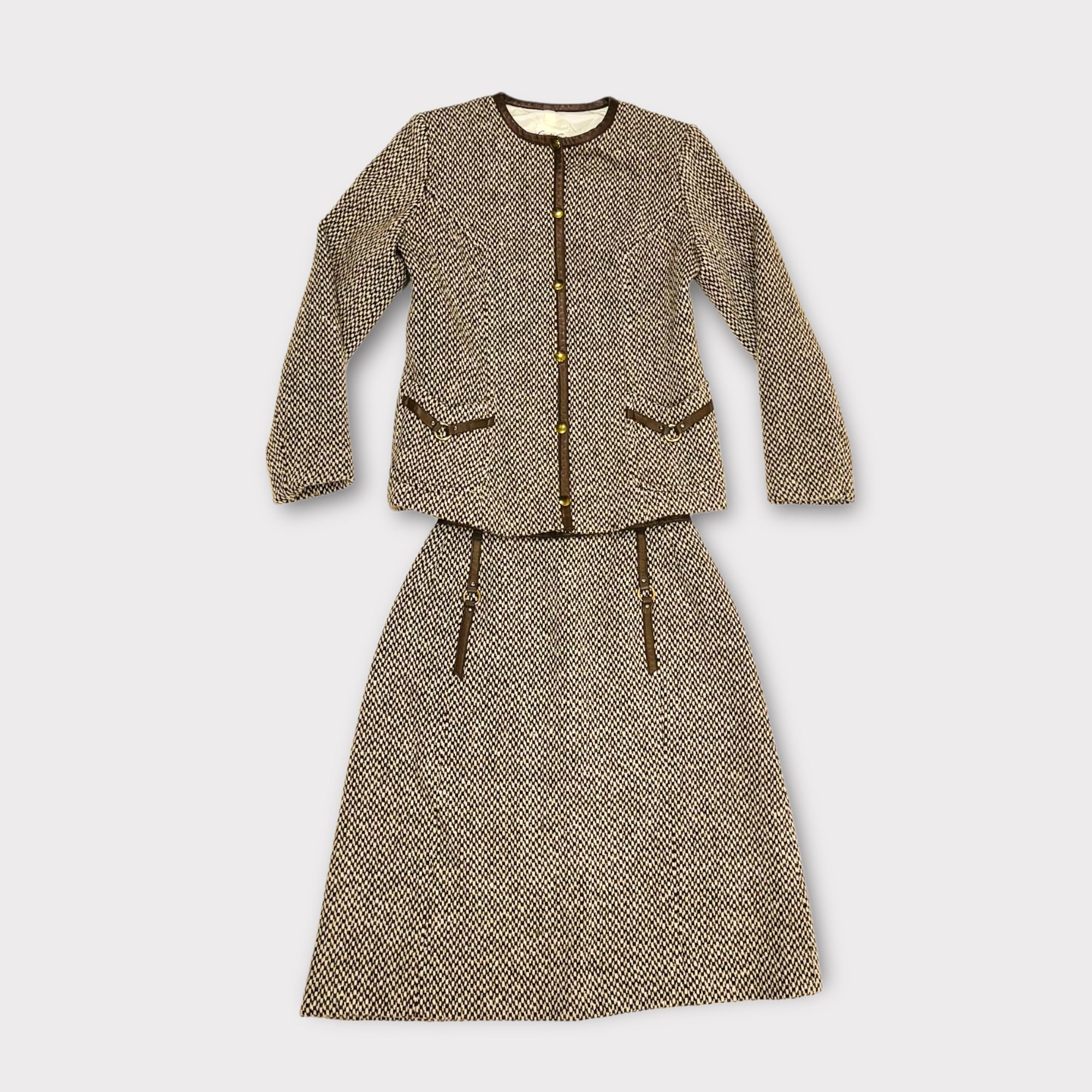 Vintage 1960s Country Set Skirt Suit