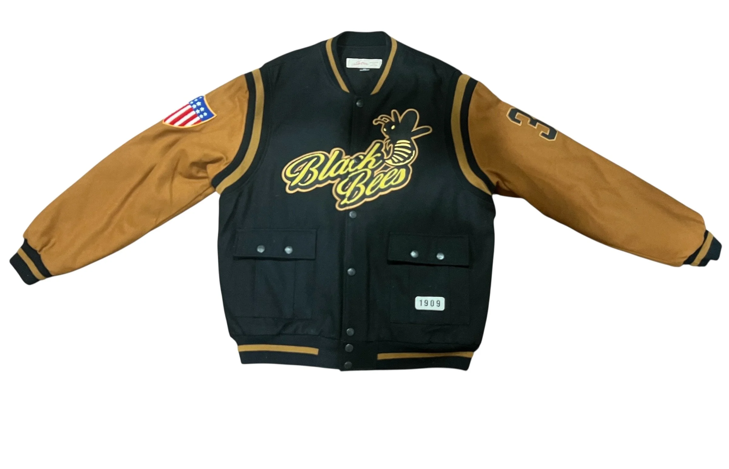 Vintage Boston Black Bees Negro Leagues Jacket