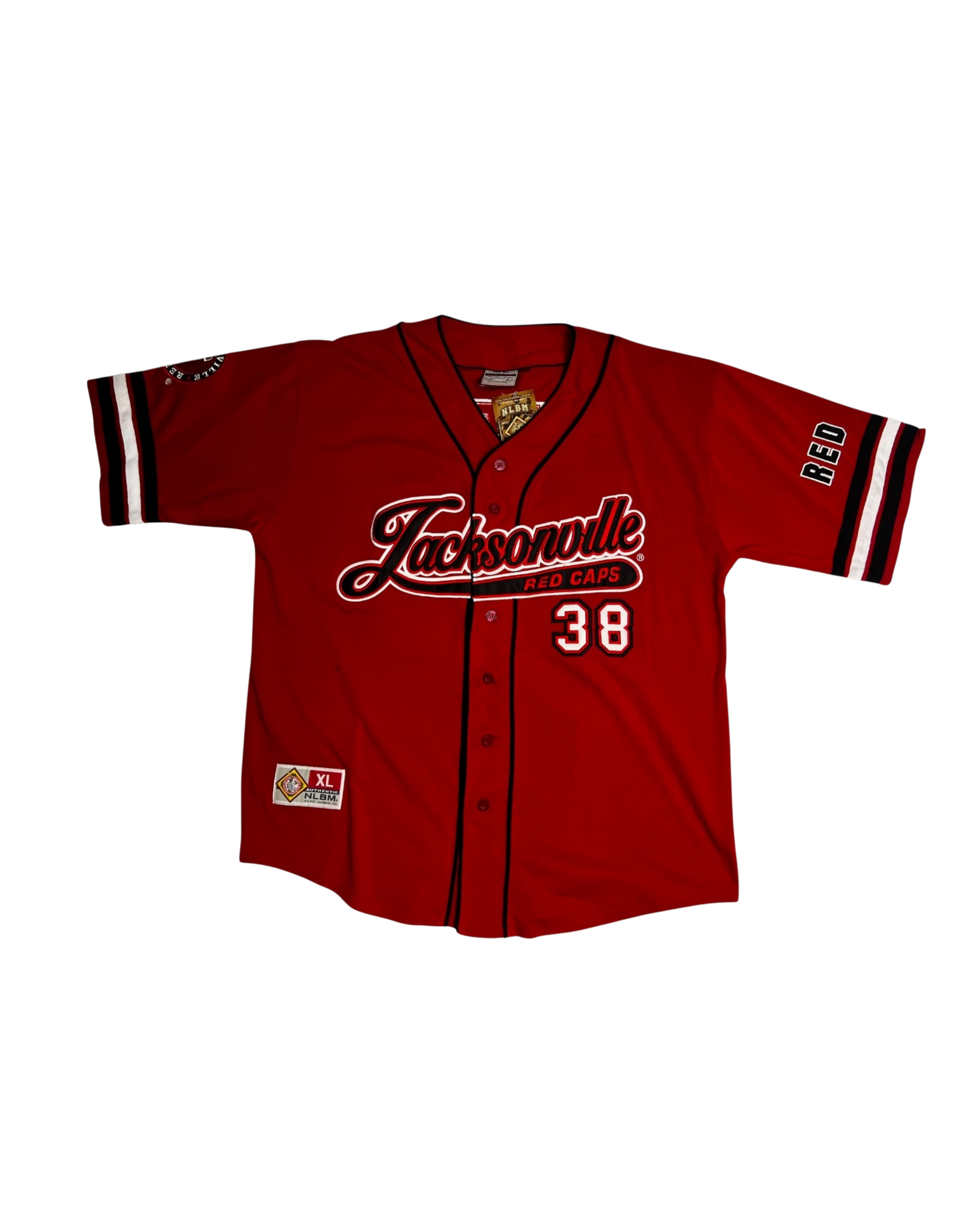 Y2K Jacksonville Red Caps Negro Leagues Baseball Jersey