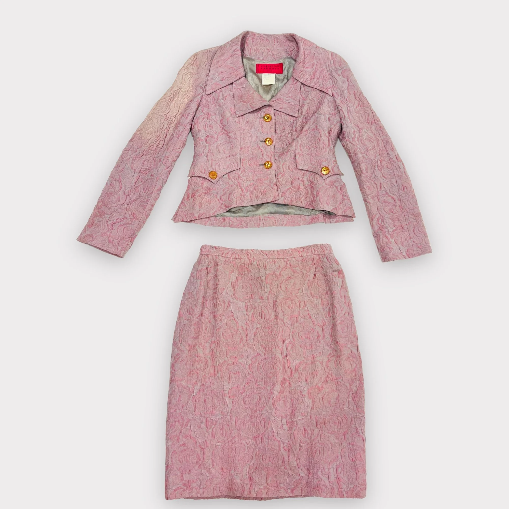 Vintage 1990s Christian Lacroix Skirt Set