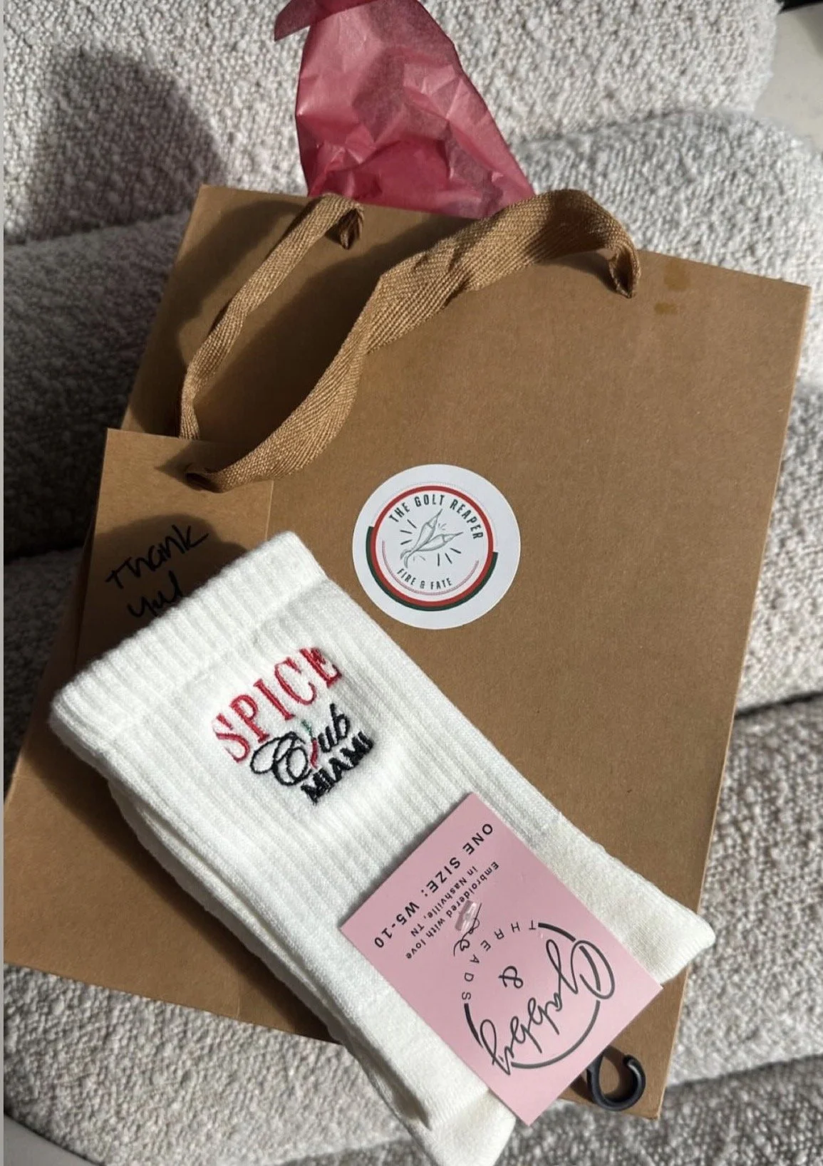 SPICE CLUB Pilates Socks