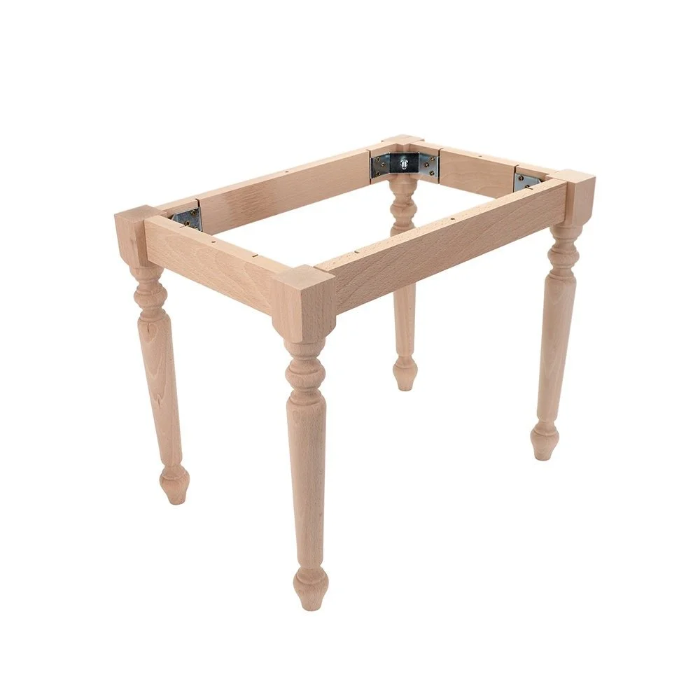 High Footstool Frame Small (Beech)