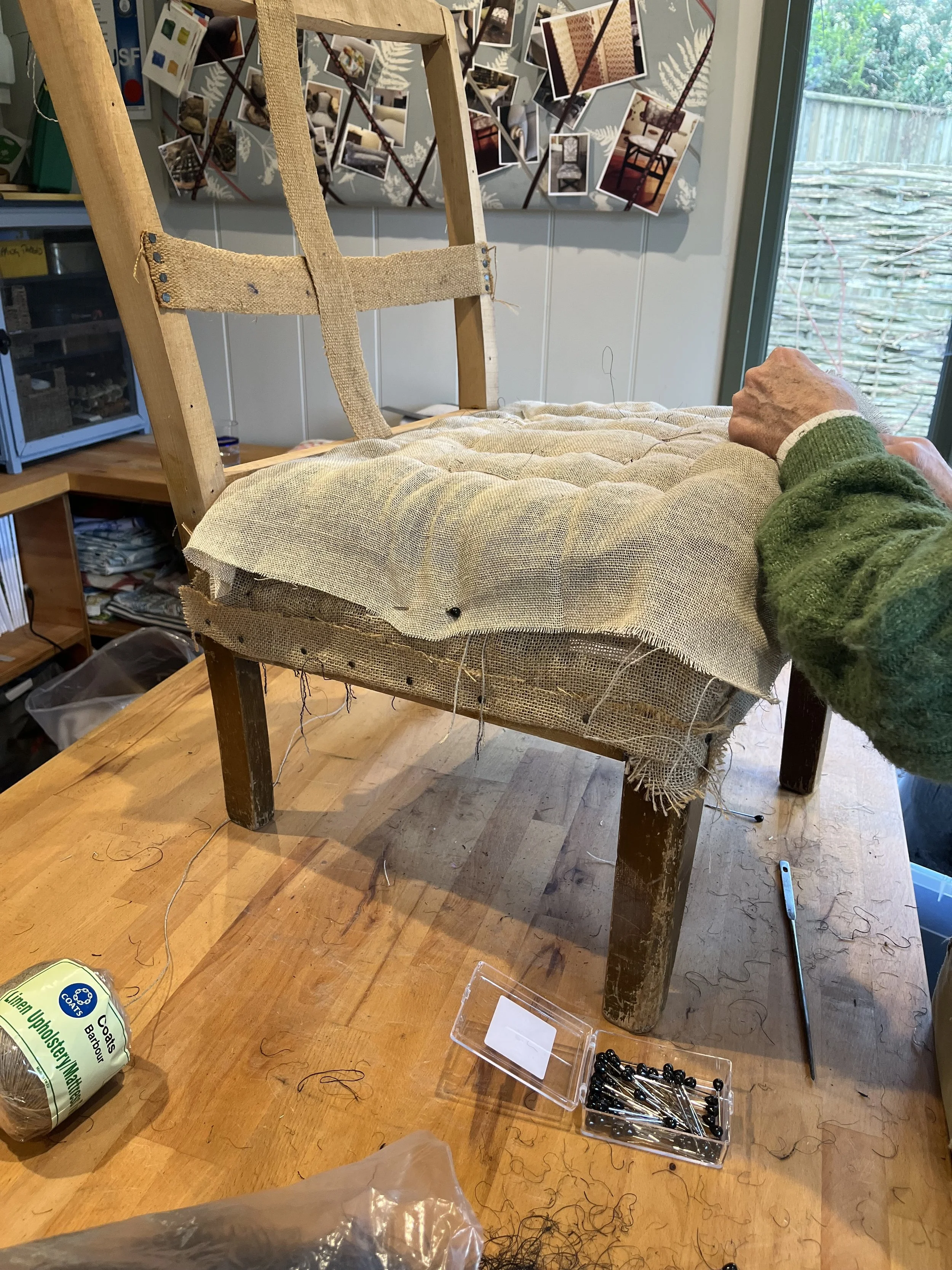 One Day Introduction to Traditional Upholstery Workshop 22nd April