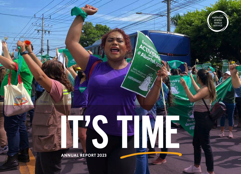 For 16 years at American Jewish World Service, Leah led the Content & Storytelling team that produced standout products like this annual report - plus email marketing, social media, and the organization's editorial voice.
