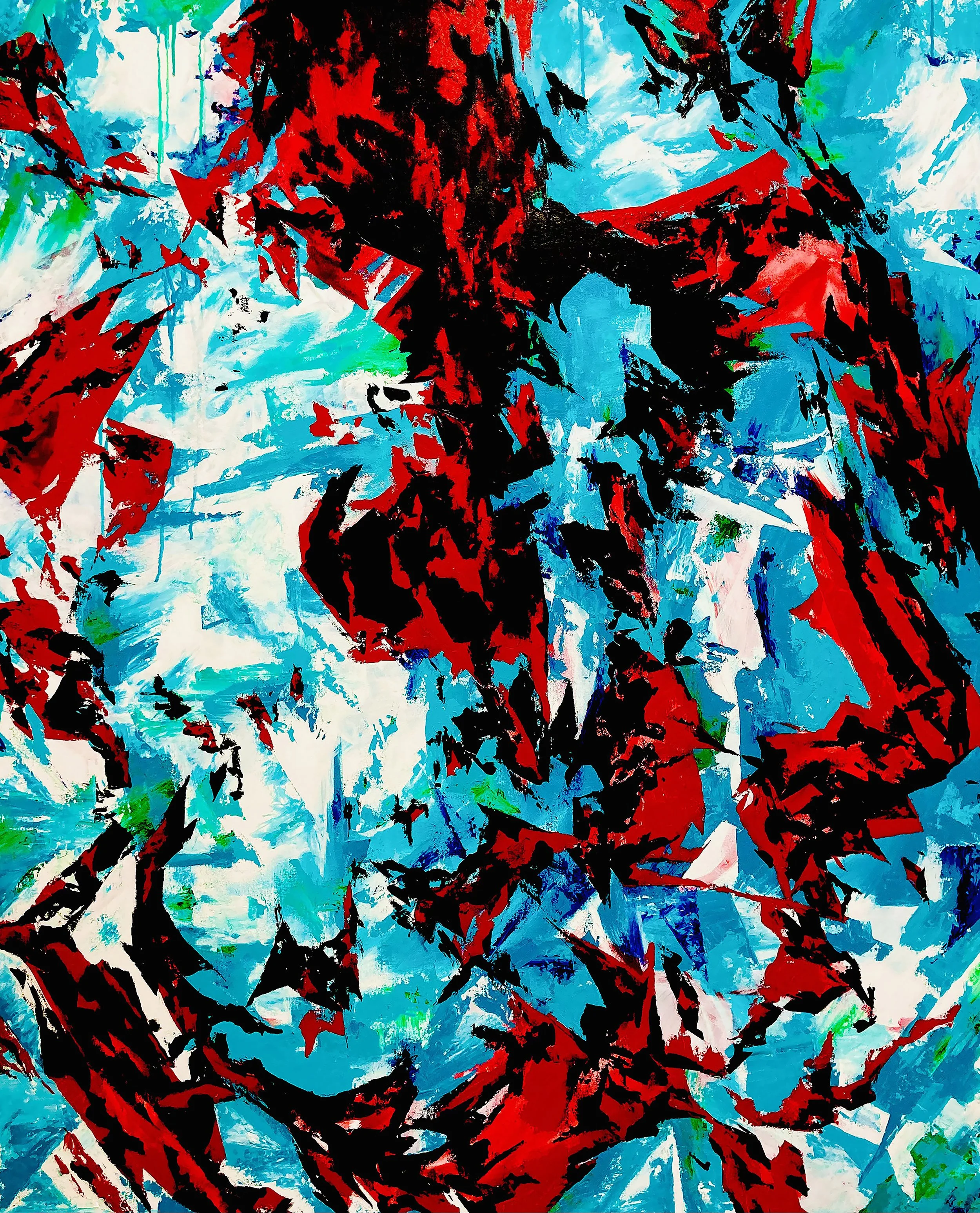 Eating Crayons - Painting Print