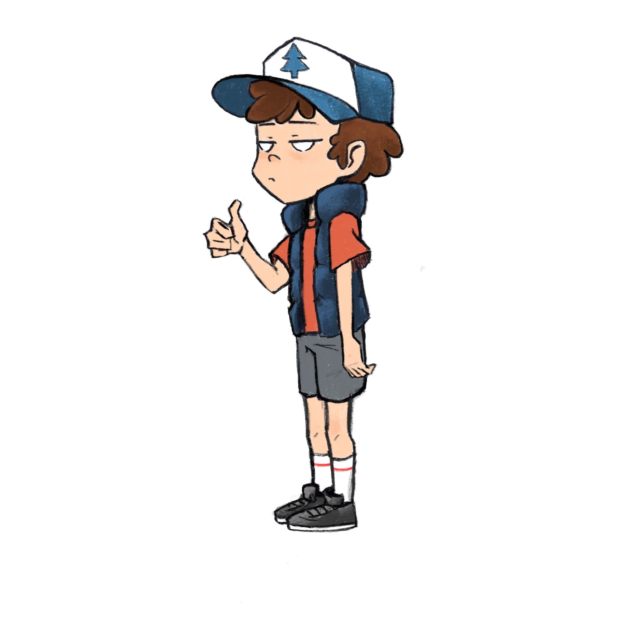 Dipper Approves- Gravity Falls Sticker
