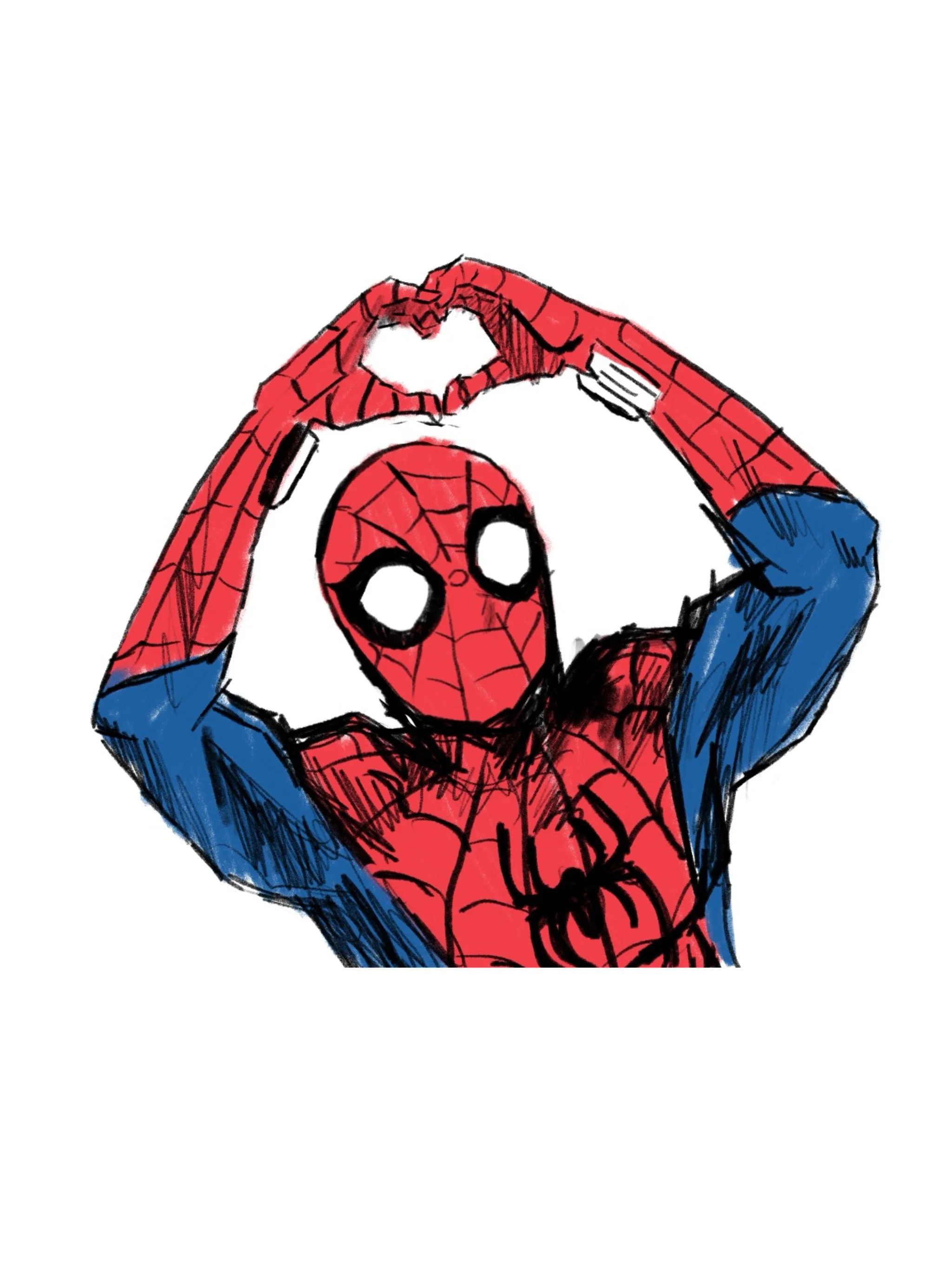 Spider-Man Loves You- Spider-Man Sticker