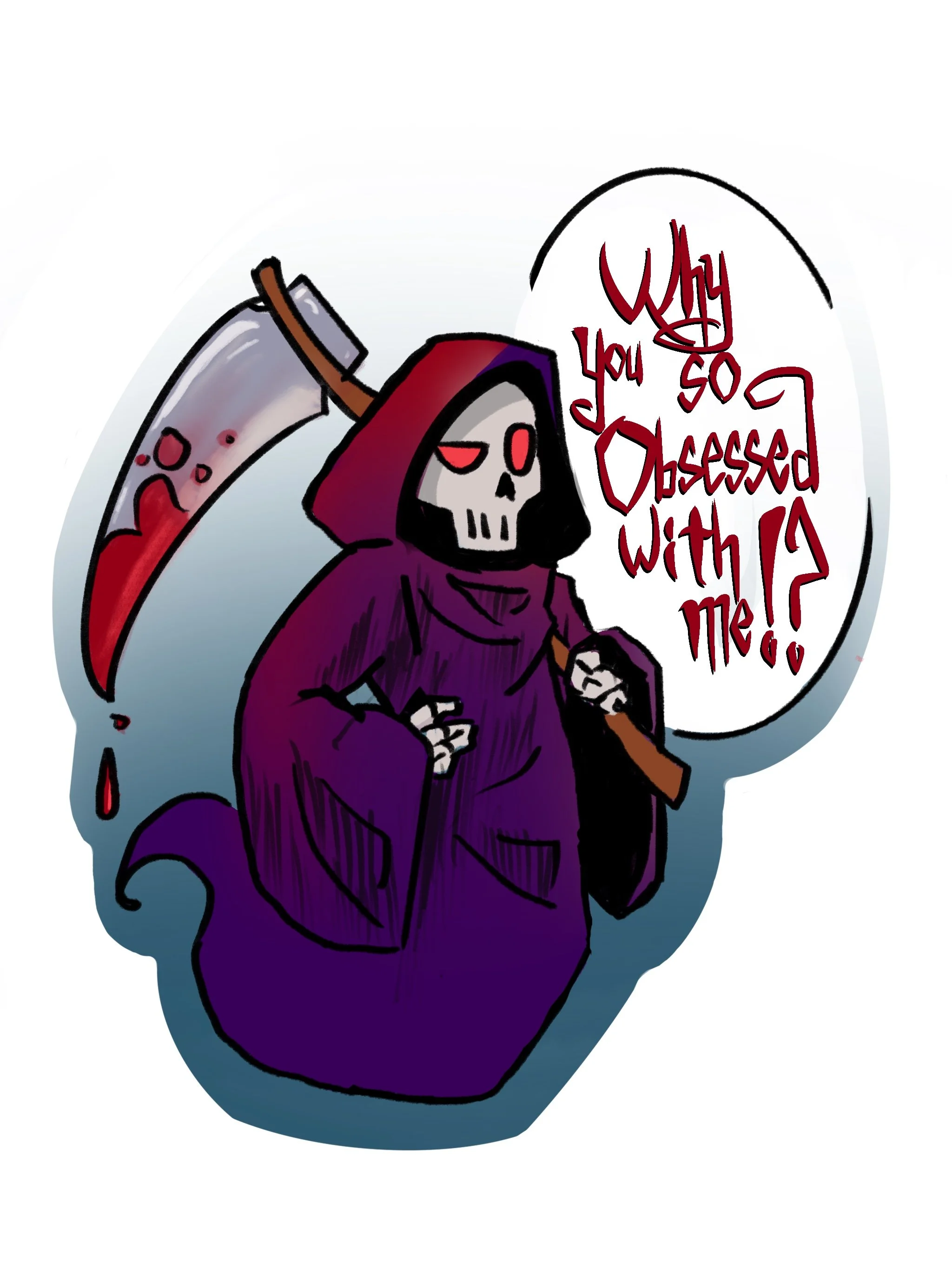 Grim Reaper Sticker