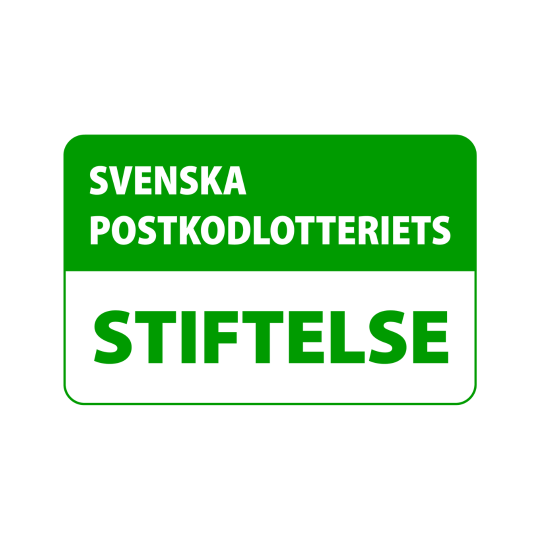 Svenska Postkodlotteriets Stiftelse logga, partners till Changers Hub för projektet För Ungas Framtid