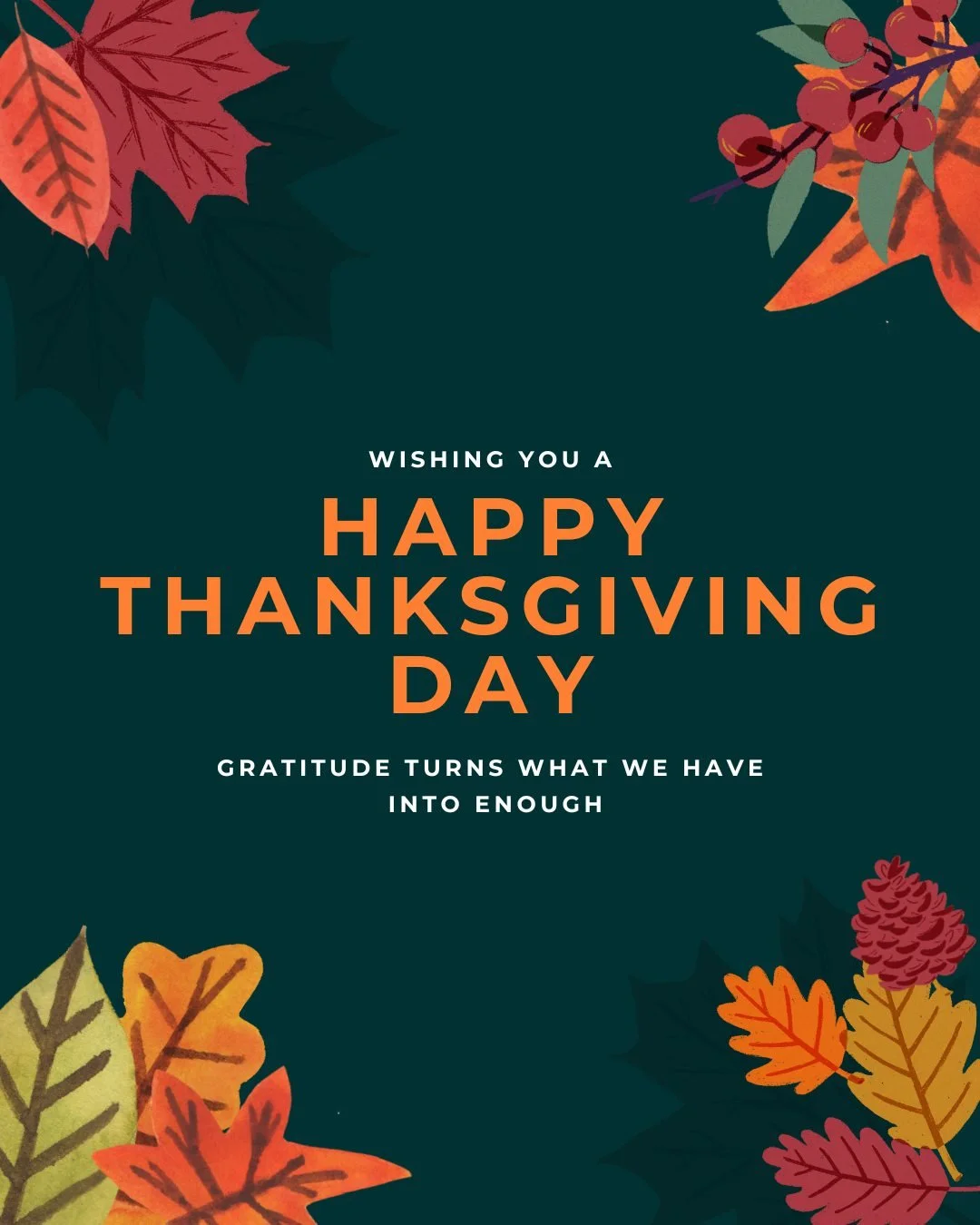 🍂✨ Happy Thanksgiving from 39 Greenvale Salon + Spa ✨🍂

As we reflect on this year, our hearts are so full.
To every client who has sat in our chairs, trusted us with your hair + skin, supported our team, referred a friend, shared a post, or simply