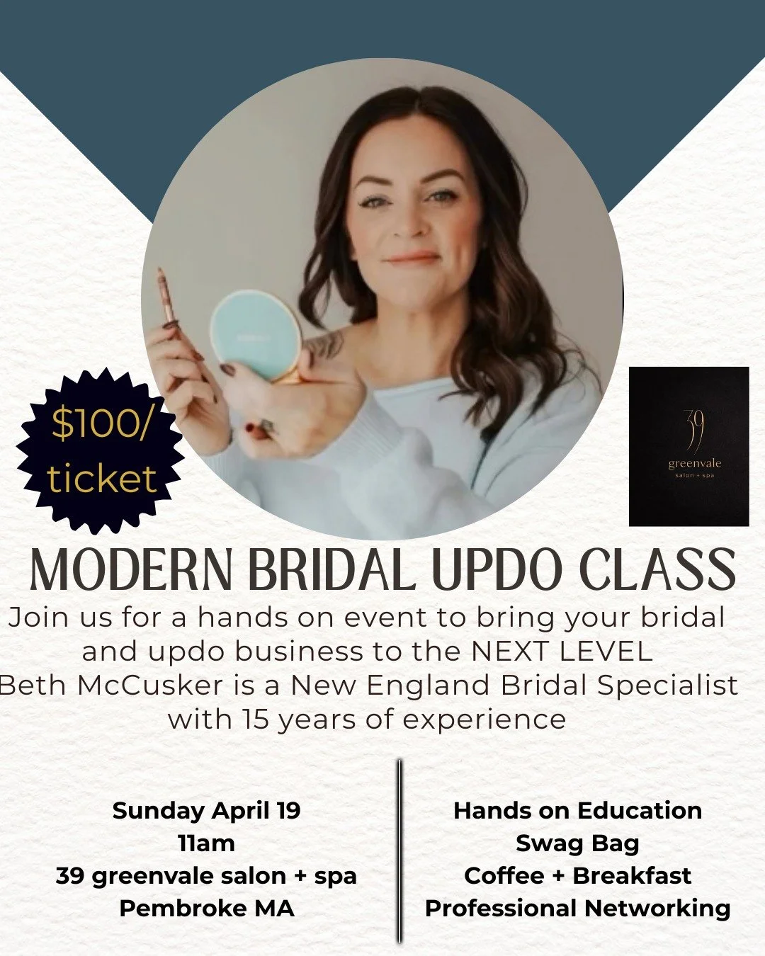 STYLISTS!! Tickets are selling, don't miss out on educating and investing in yourself for this wedding + prom season! 

Will we see you there?

bethsbridalbeautysuite.glossgenius.com