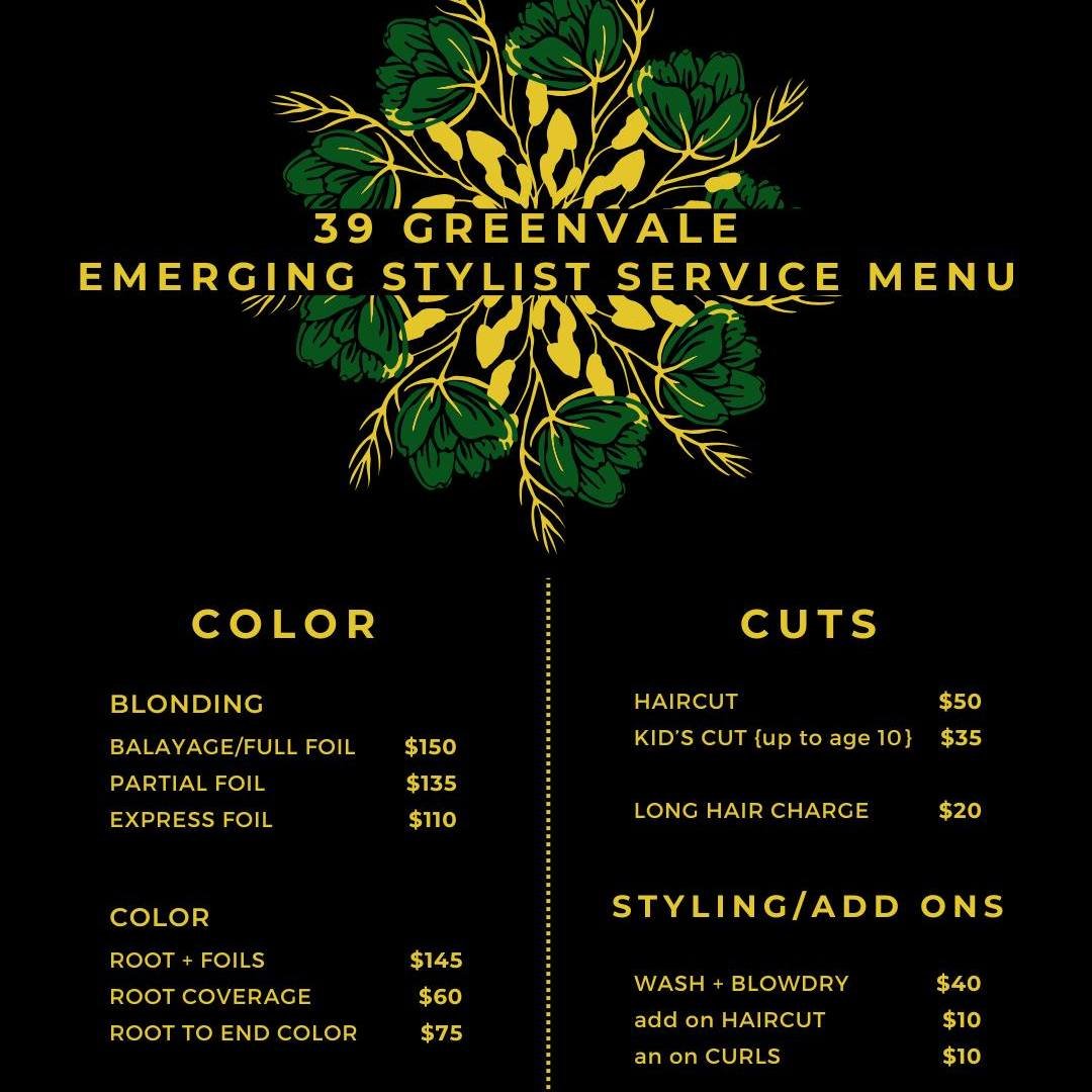 looking for a new stylist without spending luxury-salon prices? ✨

meet Lilly &mdash; our Emerging Stylist at 39 greenvale salon + spa 🤍

Lilly is perfect for:
&bull; someone trying a salon for the first time
&bull; guests looking for quality servic