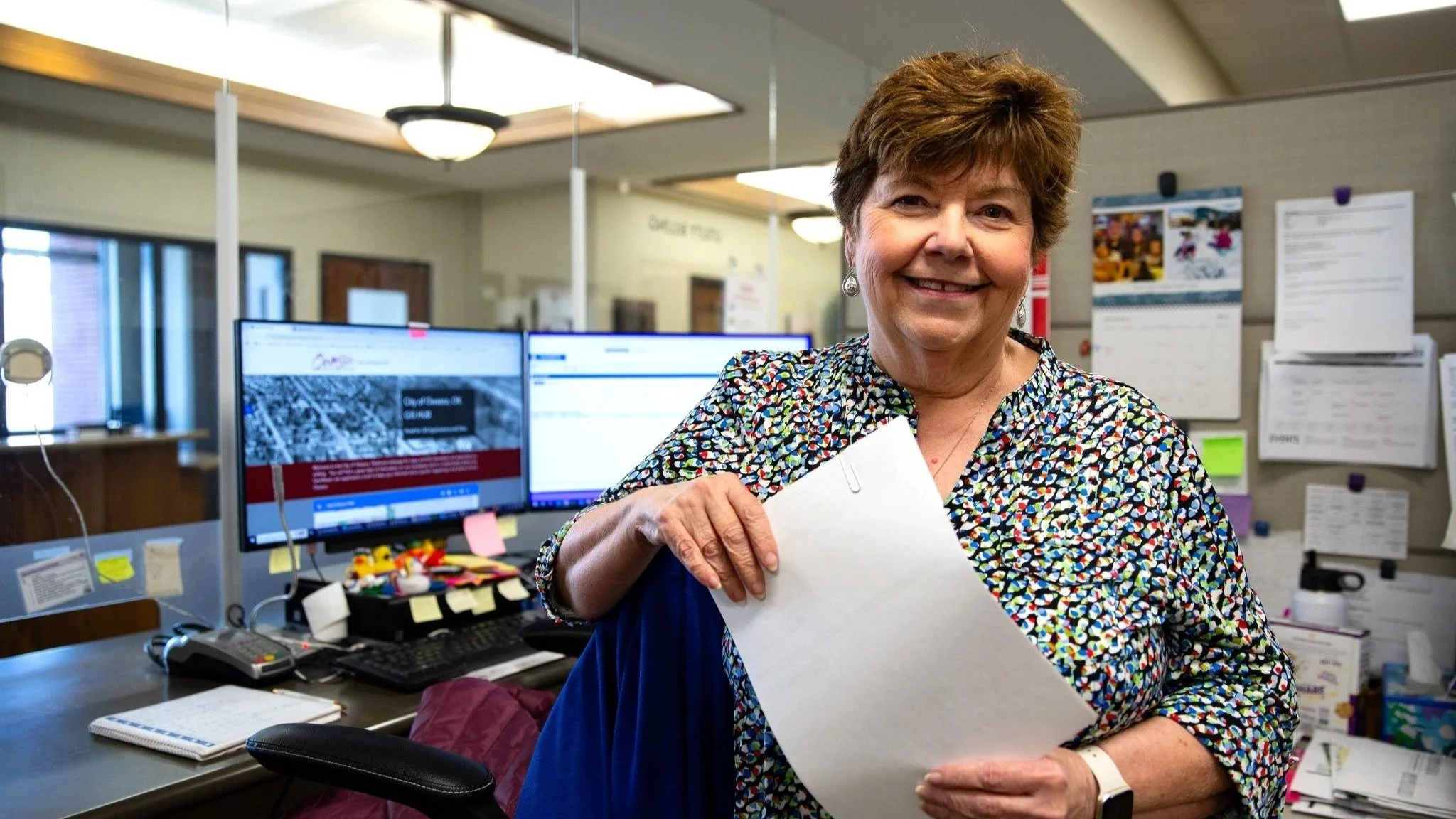 Longtime Owasso utility billing clerk retires after 25 years of service