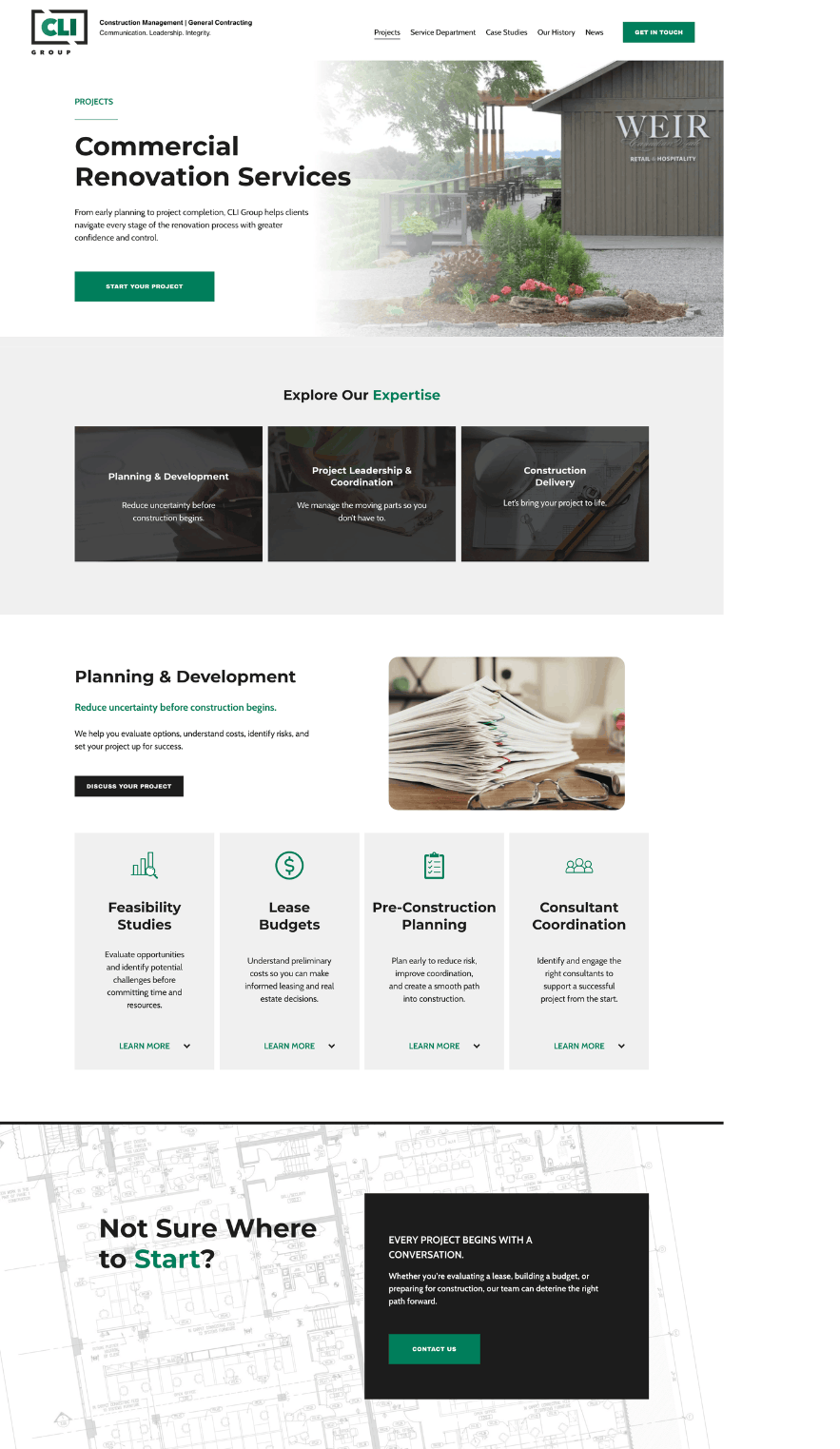 CLI Group Website Portfolio