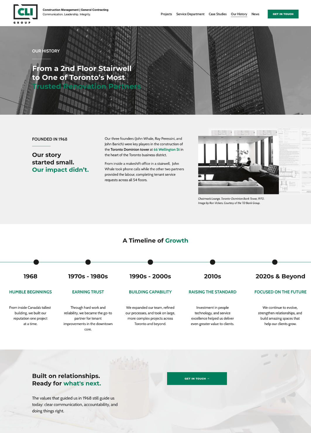 CLI Group Website Portfolio
