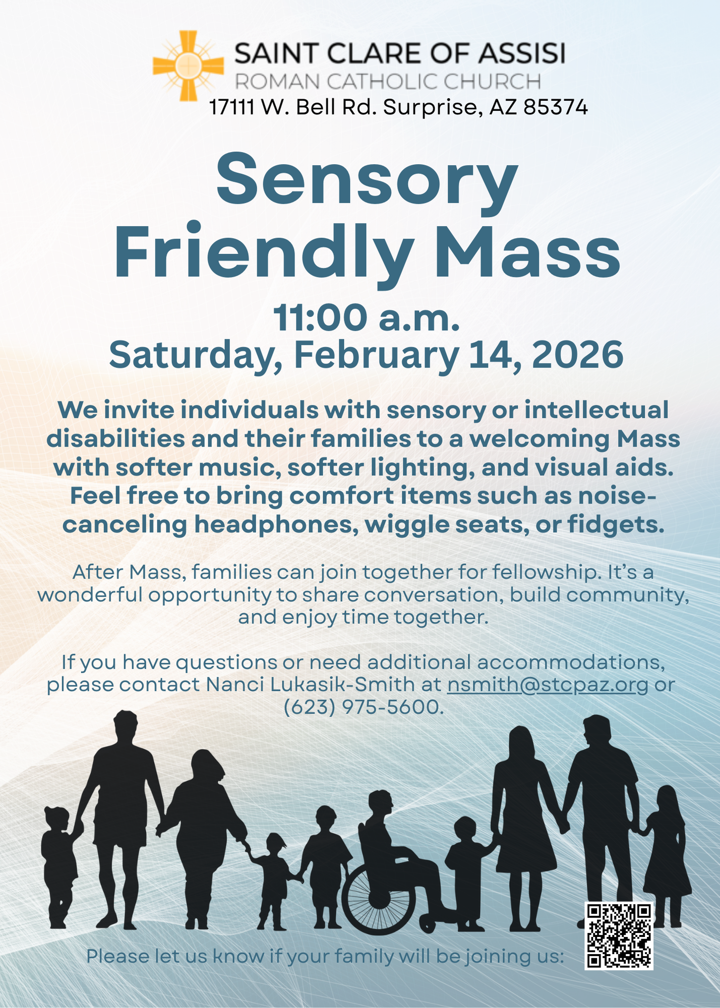 Sensory Friendly Mass