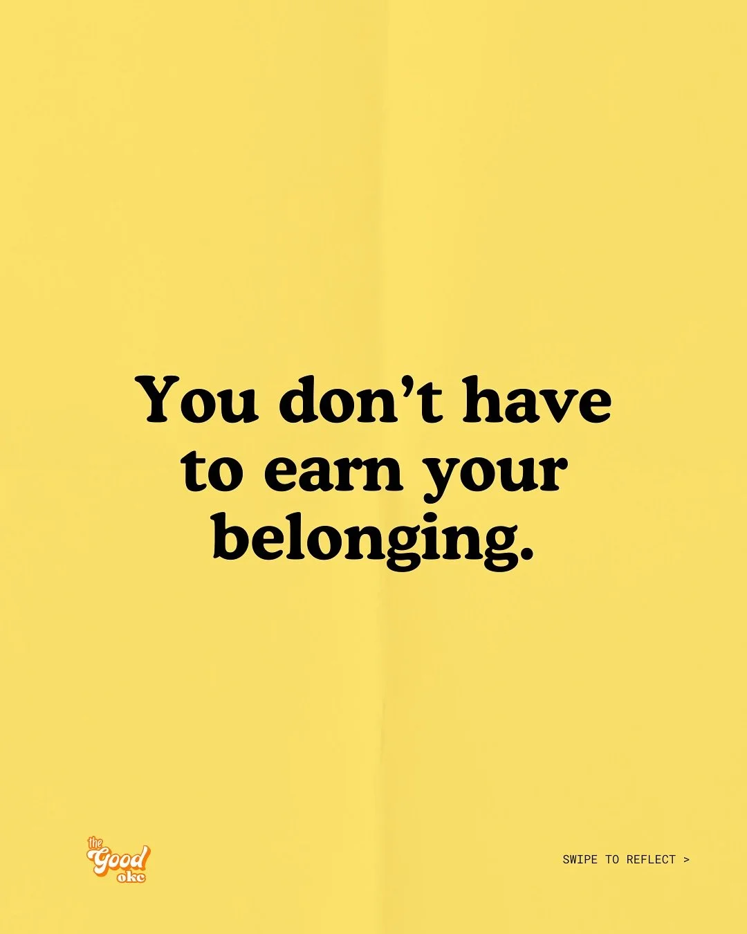 Belonging isn&rsquo;t something you earn. it&rsquo;s something you remember. 🧡

You don&rsquo;t have to fit a mold, perform a role, or believe all the right things to have a place here. The beauty of true belonging is that it&rsquo;s wide enough for