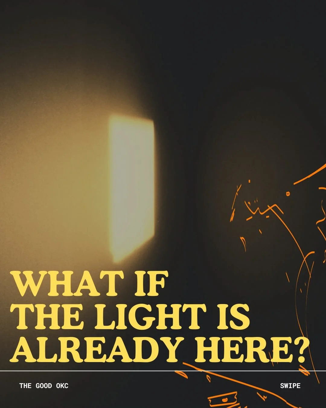 Most of us look for the divine in the spectacular. The mountain top moments&mdash;intense breakthrough experience. 

But sometimes light arrives quietly. In the first deep breath of the morning. In laughter from another room down the hall. In a stran