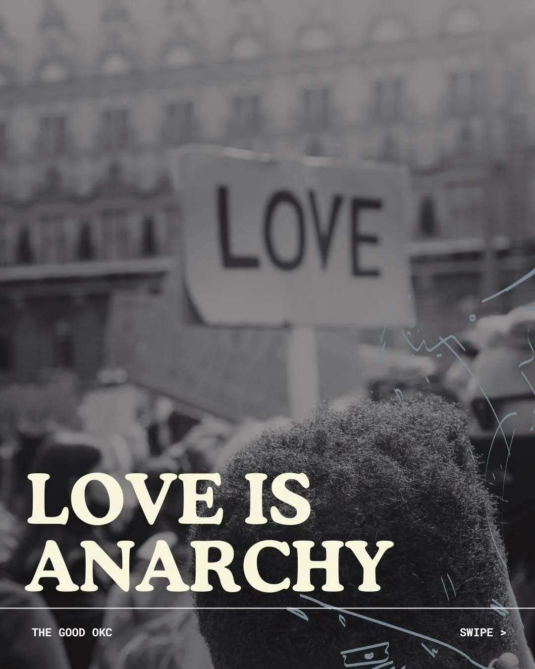 Love is Anarchy.

Not the chaos kind. The kind that refuses to ask permission from empire.

Jesus healed outside the proper channels. Sent people out with nothing. Affirmed the woman who took her healing at the hem of his garment &mdash; bypassing ev