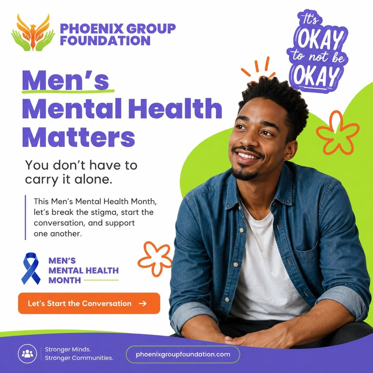 June is Men&rsquo;s Mental health! Month