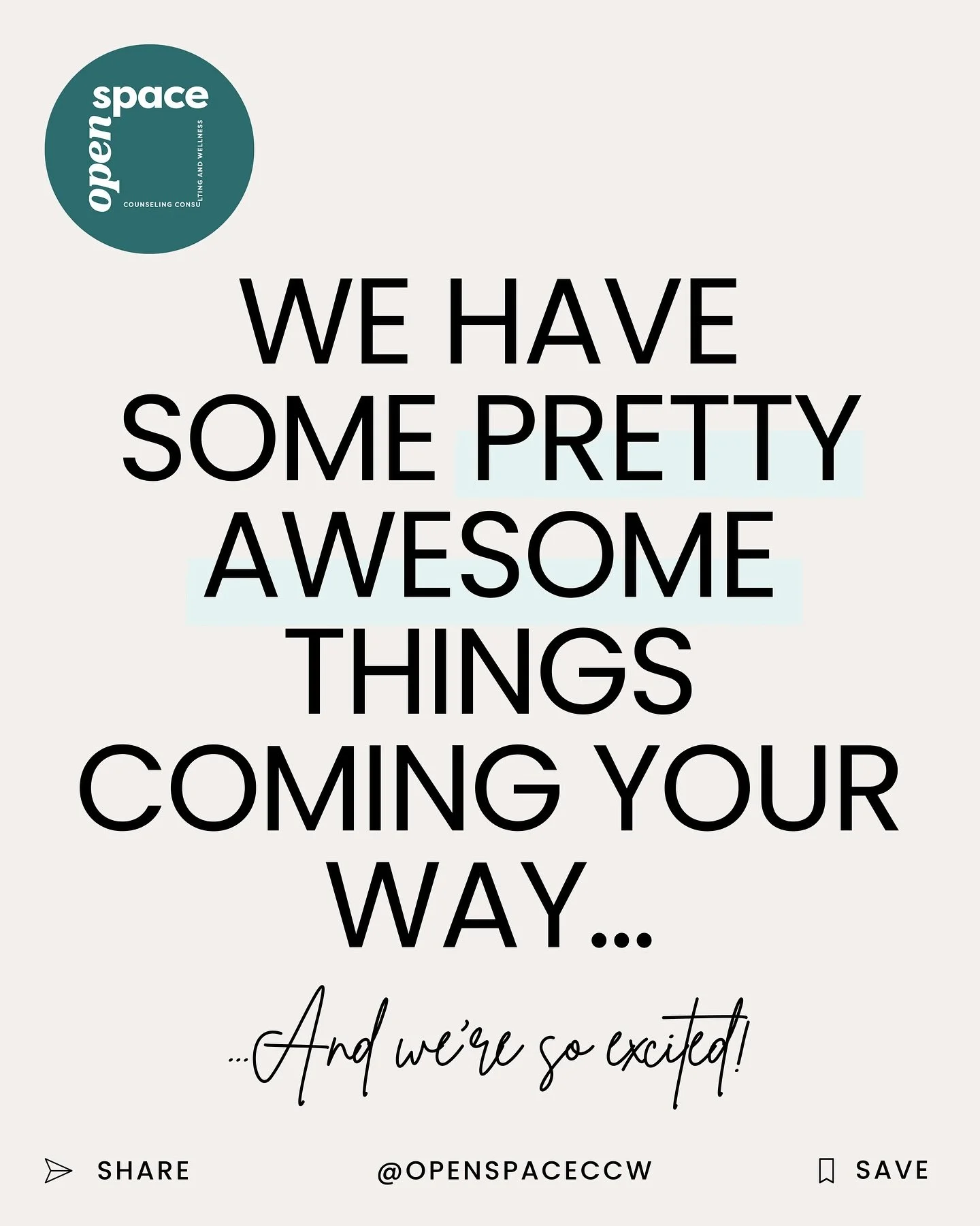 We can&rsquo;t wait to share these incredible therapists and wellness providers with you! 😍🥰

❤️🧡💛💚💙💜🤎🖤