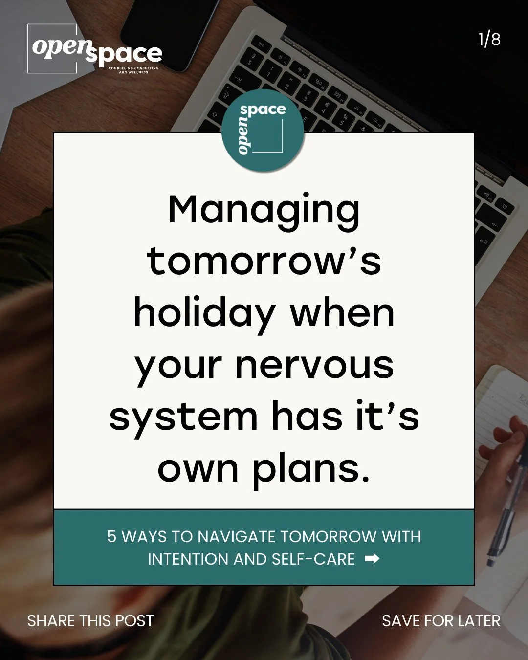 🗣 Your annual reminder that &quot;but it's family&quot; isn't a reason to abandon yourself, your safety, or your mental health.

👉  You can love people AND protect your peace.
👉  You can show up AND have an exit strategy.
👉  You can be grateful A