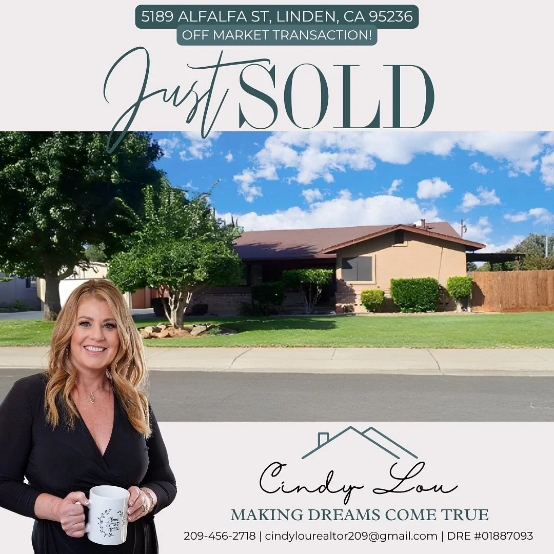So excited to celebrate this off-market sale in Linden! I had the honor of representing the buyer and the seller on this adorable home.

Huge congratulations to my buyers on their beautiful new home and a big cheers to my sellers as they head off on 