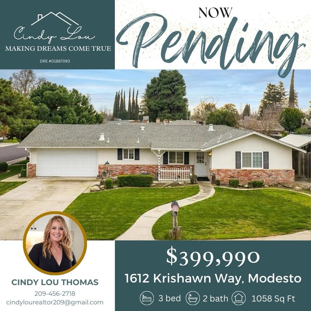 Krishawn Ave is pending ✨

Multiple offers and over asking! So thankful for my sellers, their trust and excited for what&rsquo;s next for them.

If you&rsquo;ve been quietly thinking about selling, I&rsquo;d love to talk through your options.

📲 209