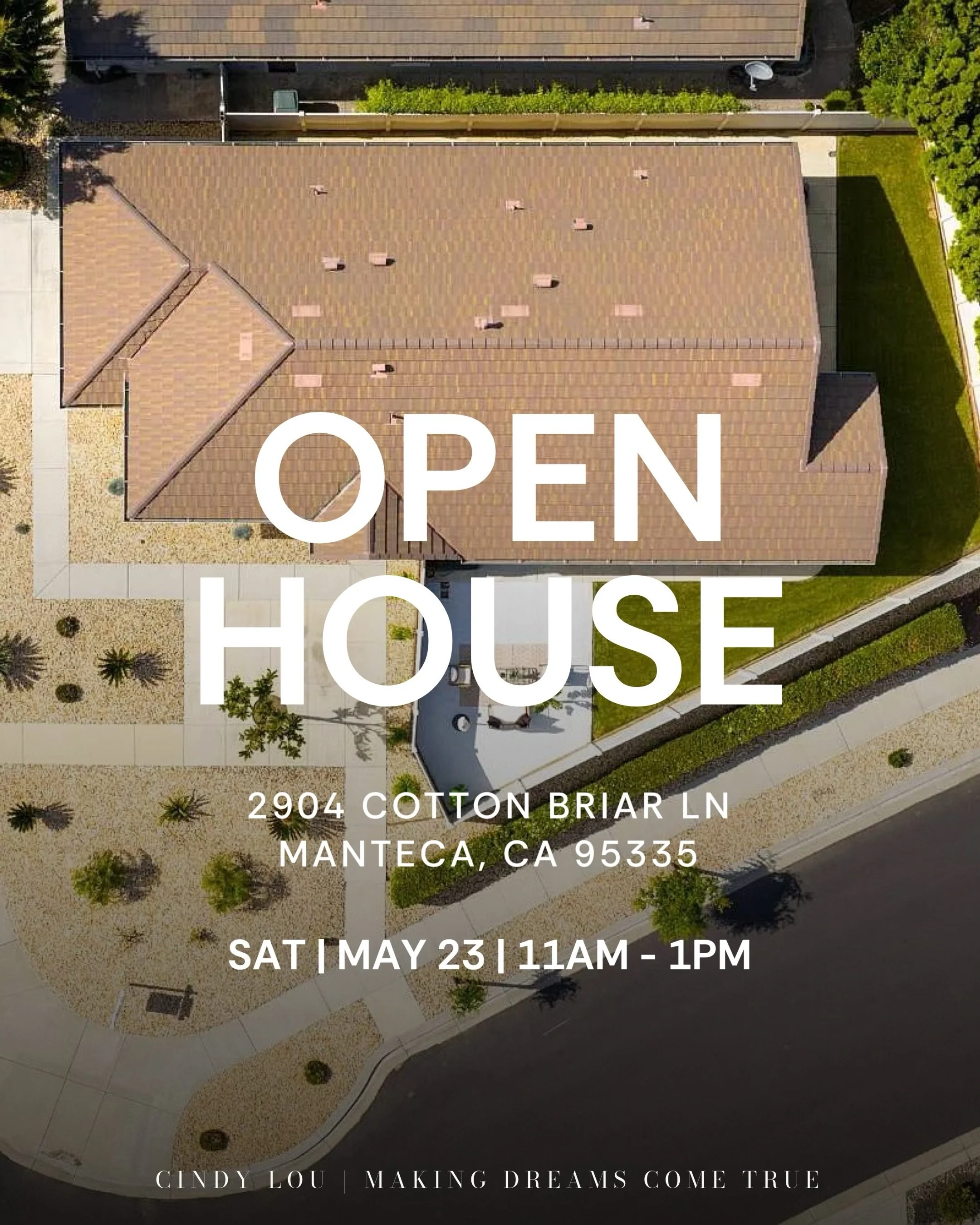 ✨ NEW PRICE ✨

I&rsquo;ll be hosting an open house this Saturday, May 23rd from 11AM&ndash;1PM at this beautiful home in Del Webb Manteca! 🏡 Call or text me for more information &mdash; or better yet, come by and see it in person!

Cindy Thomas | DR