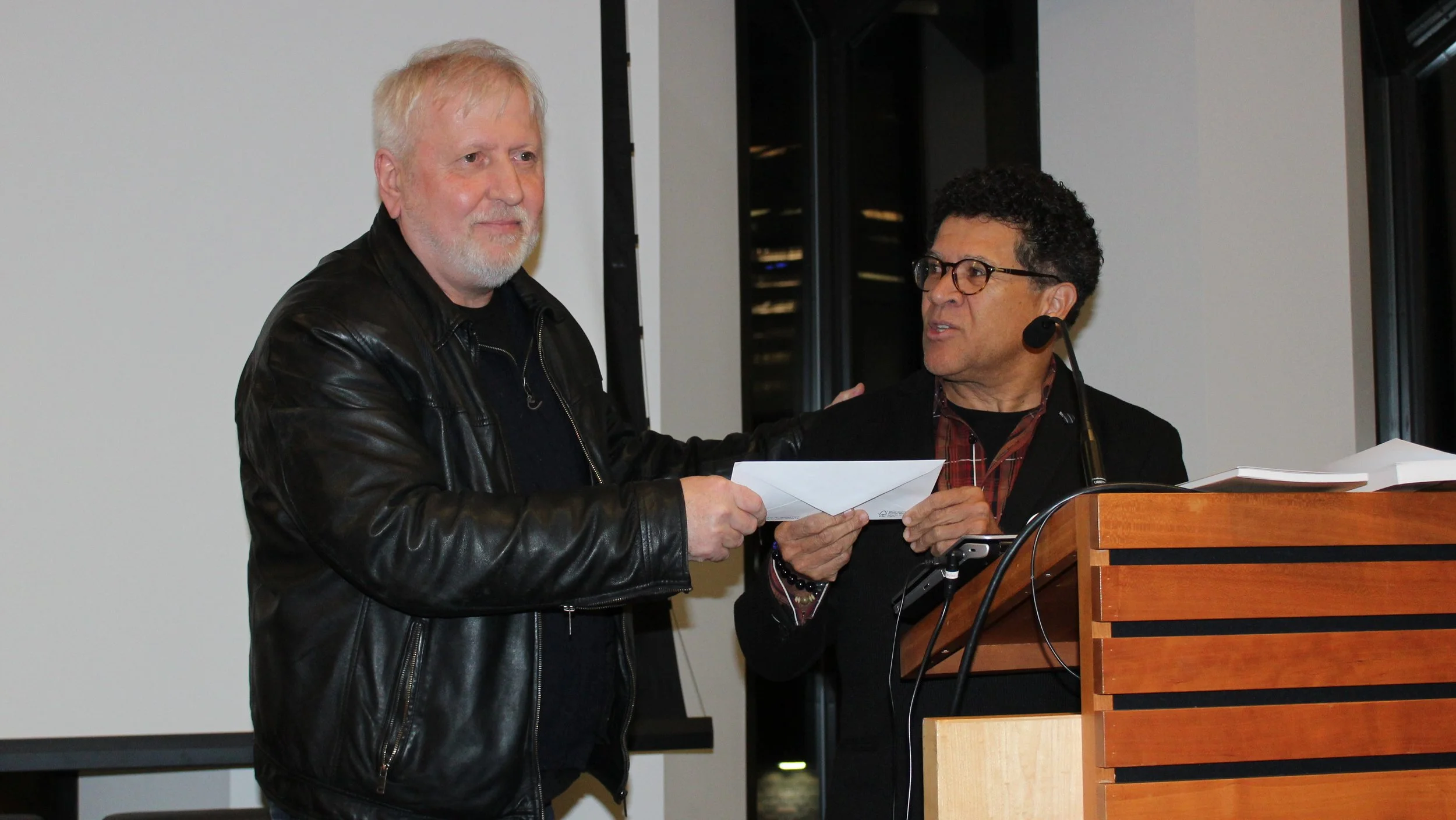 Getting an Award at the French Book Fair in Toronto