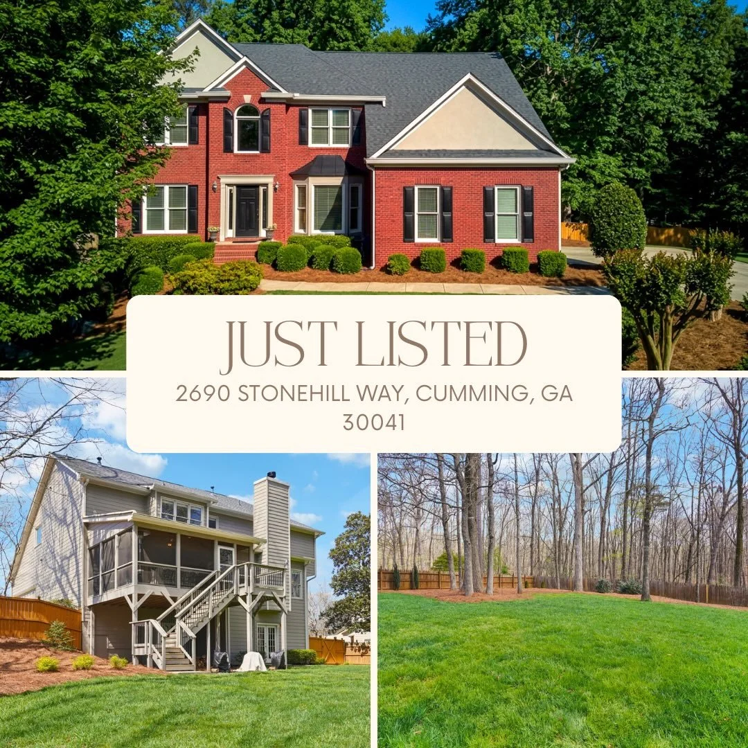 ✨ 𝐉𝐔𝐒𝐓 𝐋𝐈𝐒𝐓𝐄𝐃 𝐢𝐧 𝐒𝐭𝐨𝐧𝐞𝐠𝐚𝐭𝐞 ✨
𝟐𝟔𝟗𝟎 𝐒𝐭𝐨𝐧𝐞𝐡𝐢𝐥𝐥 𝐖𝐚𝐲 | 𝐂𝐮𝐦𝐦𝐢𝐧𝐠, 𝐆𝐀

Welcome to this beautifully updated 5 bed | 3.5 bath home with over 4,000 sqft of living space &mdash; perfectly situated on a quiet cul-de-s