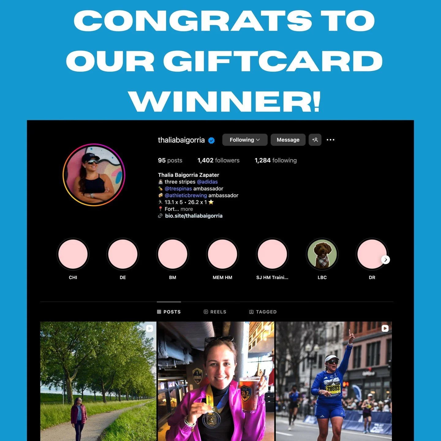 Congratulations to @thaliabaigorria , the winner of our $250 Adidas Giftcard Giveaway! Thank you to everyone who participated and be sure to stay tuned for more giveaways soon. 

#lozengines #giveawaycontest #adidas #runnersofinstagram