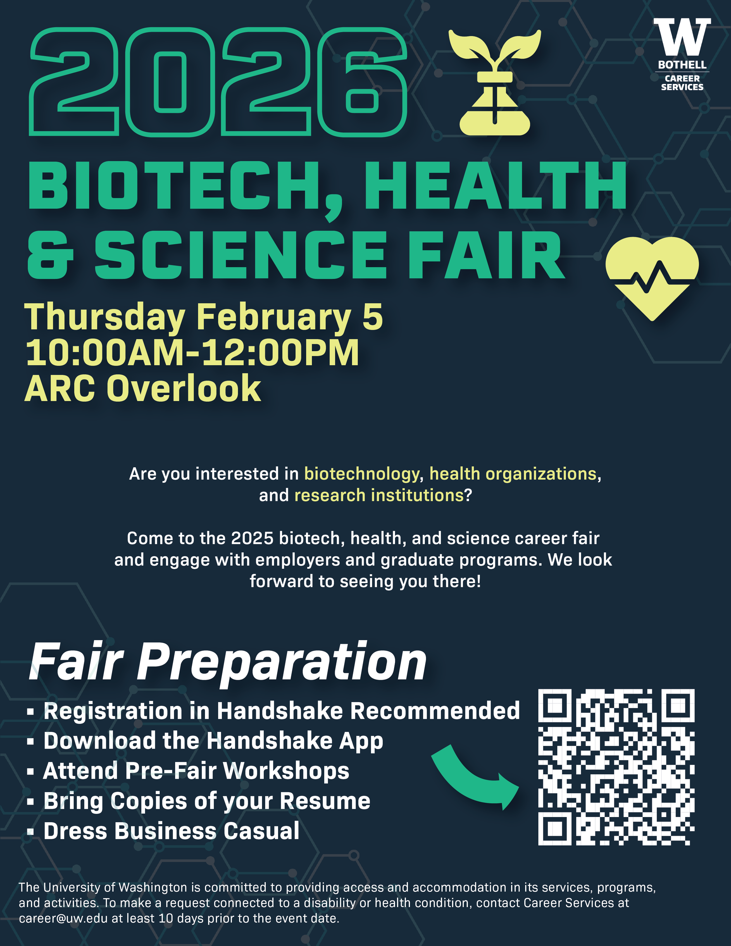 2025 Biotech, Health & Science Fair flyer