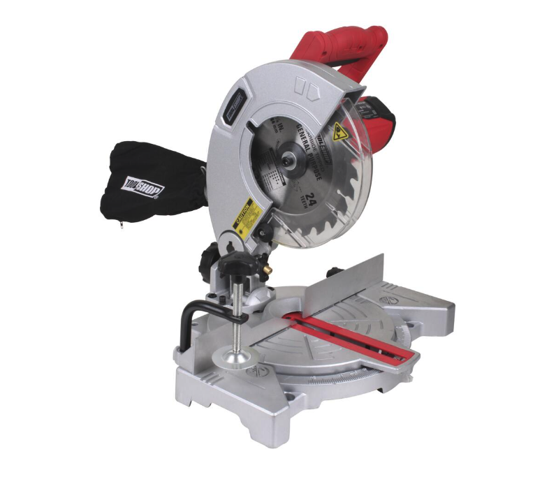 Tool Shop® 7.5-Amp 7-1/4" Single-Bevel Corded Compound Miter Saw with Laser Guide