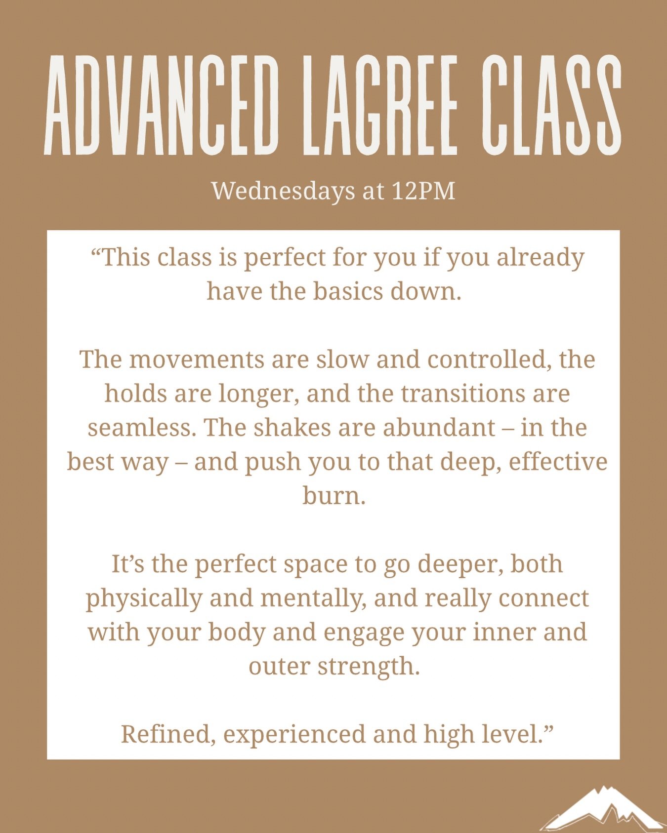 &ldquo;The shakes are abundant &mdash; in the best way &mdash; and push you to that deep, effective burn.&rdquo; 

Advanced Lagree with LP 
Wednesdays at 12PM 

For those ready to go deeper ⚡️ 
Link in bio to secure your Mega!