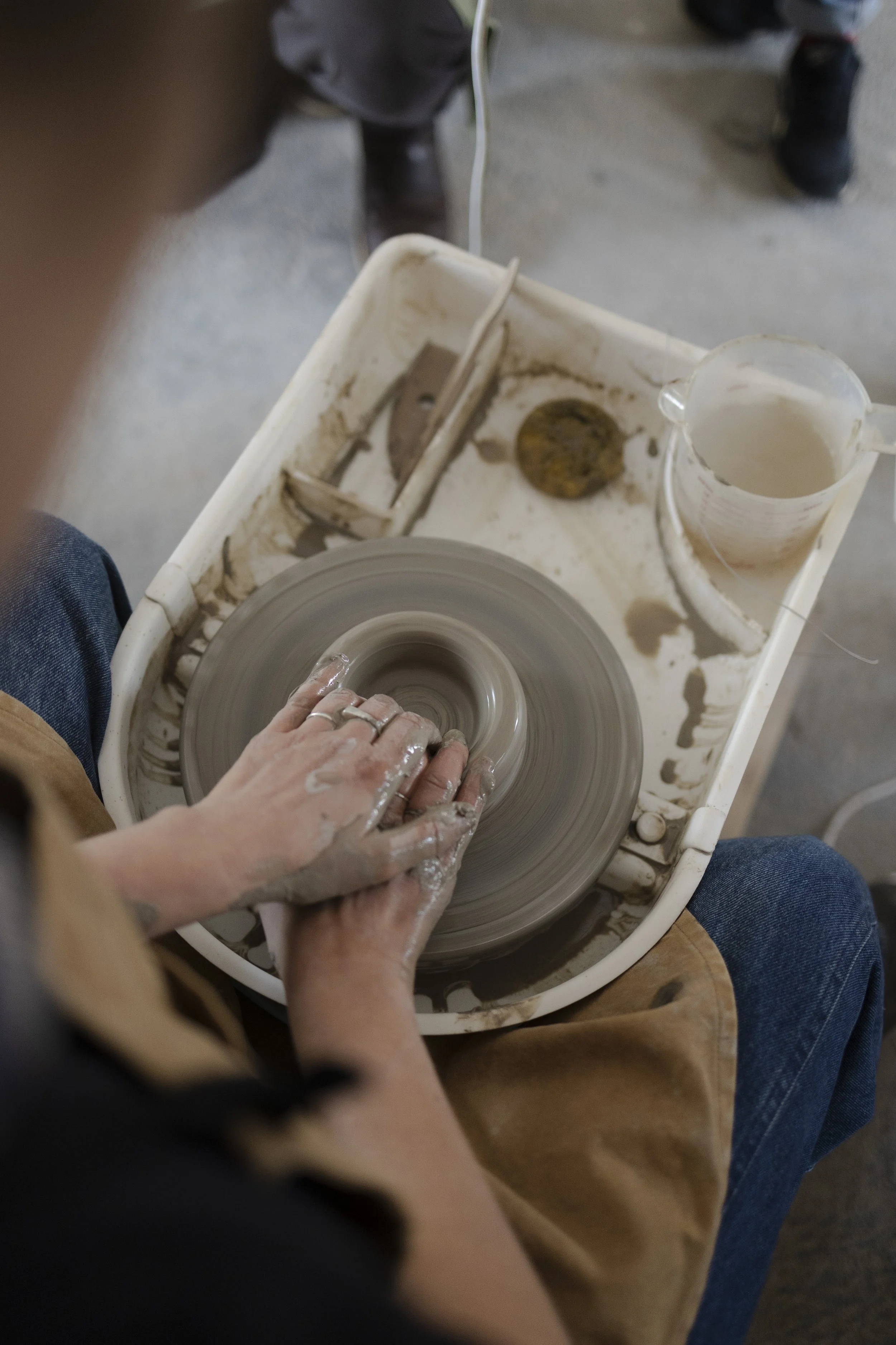Pottery wheel workshop
