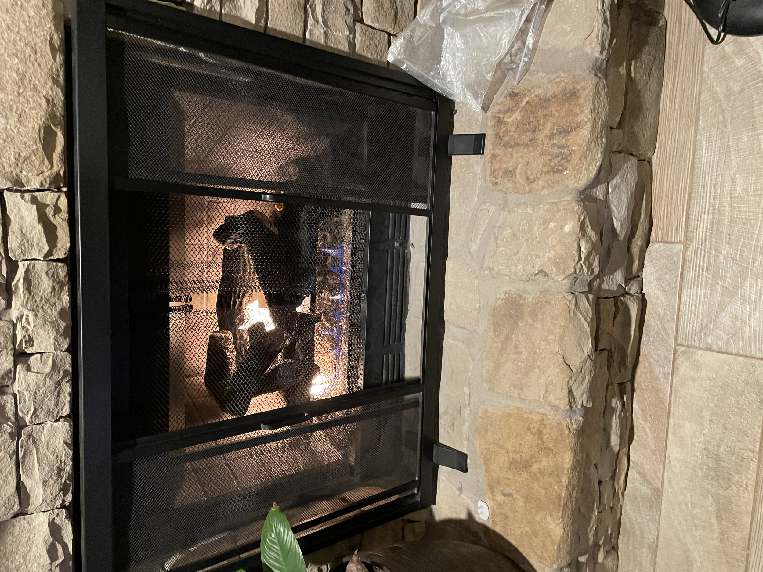 Fire wood to gas switch