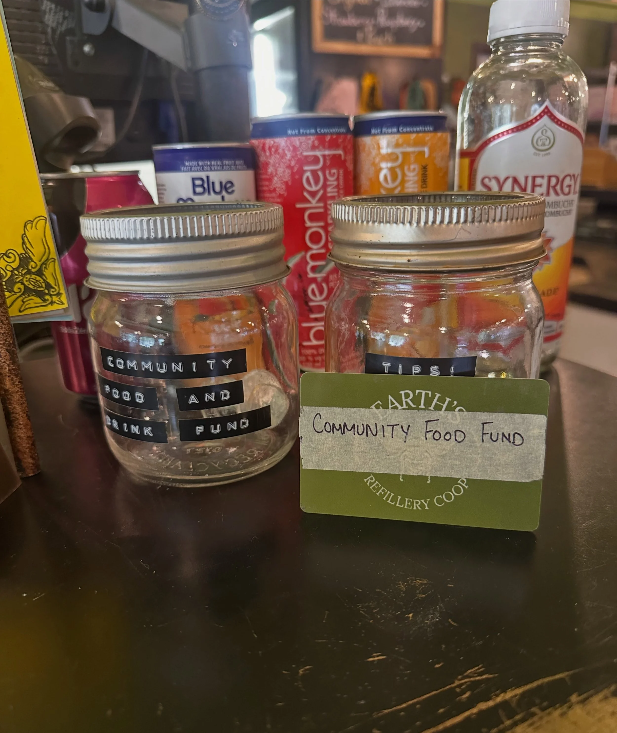 Our community card is running low again! 

We use this card for folks who may not have enough funds to pay for food or drink. If you would like to donate you can stick some cash in the jar at the cafe till or ask you cashier to add a community card d