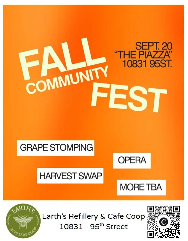 Super stoked for the Fall Community Fest happening on this upcoming Sunday, September 20th noon to 4pm in the People&rsquo;s Piazza. 
 
We are partnering with the Festa dell'Uva (grape festival) which will add a wonderful dimension to the fall market