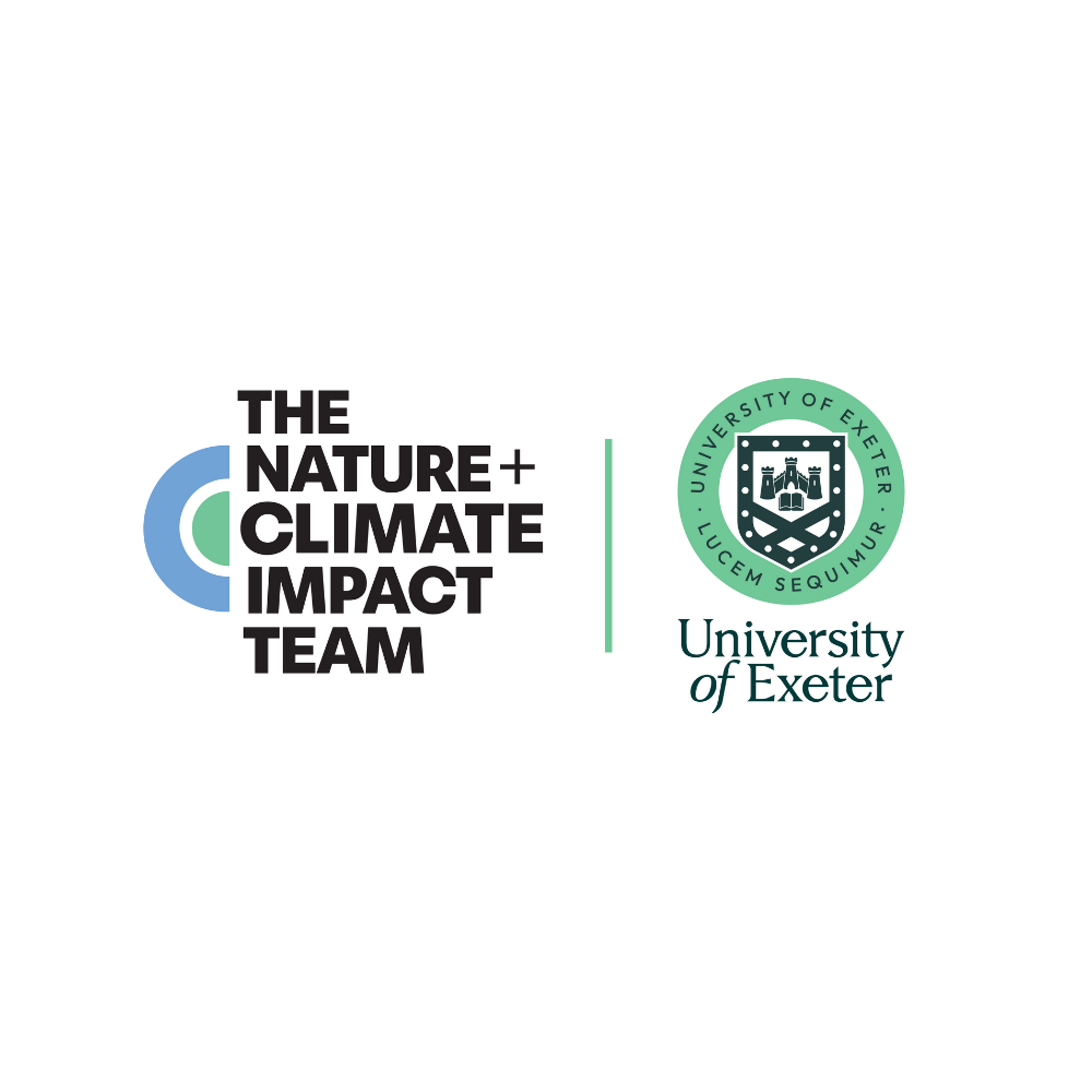 The Nature + Climate Impact Team at University of Exeter logo